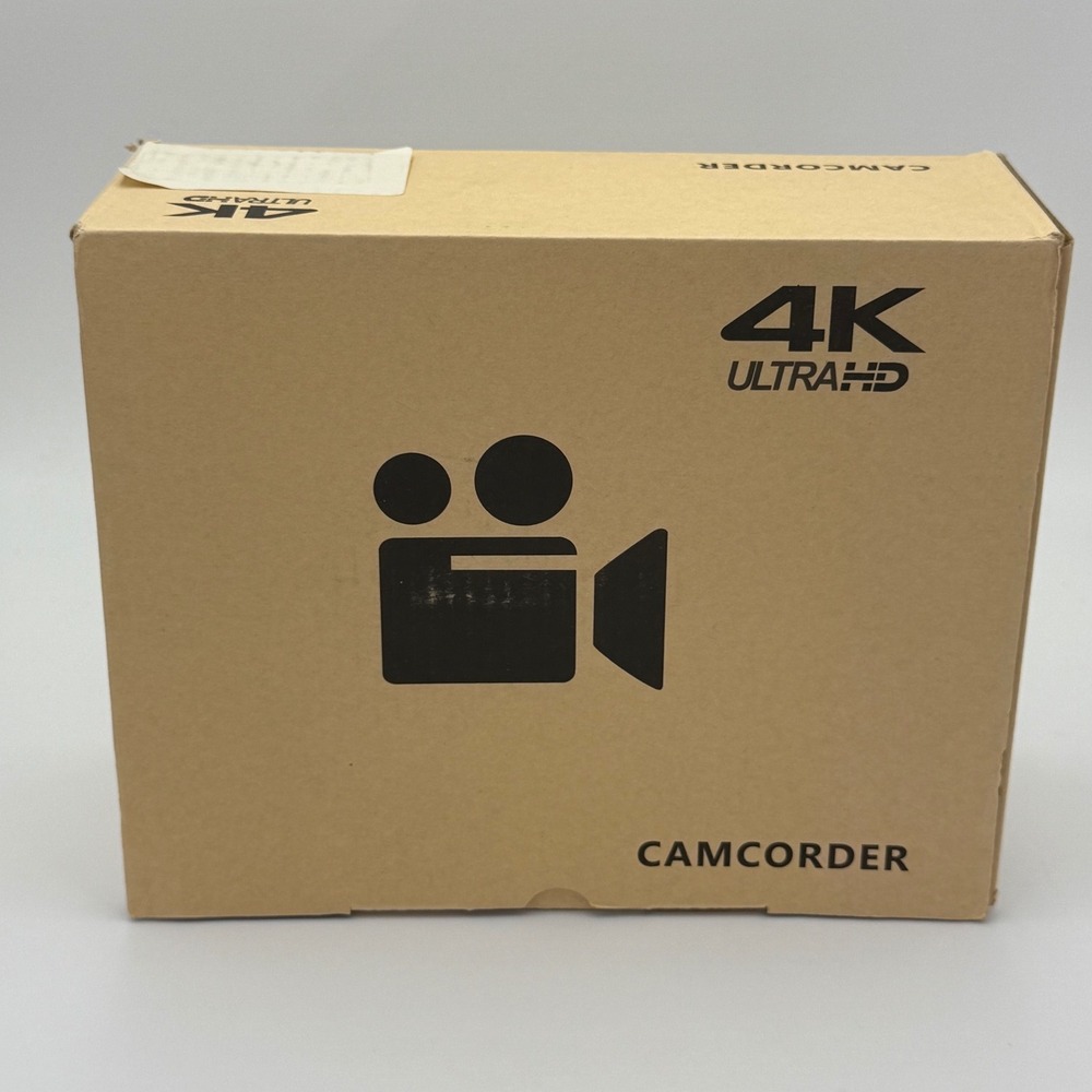 4K Ultra HD Camcorder Digital Zoom WiFi Touch Screen + Remote Mic Case Bundle